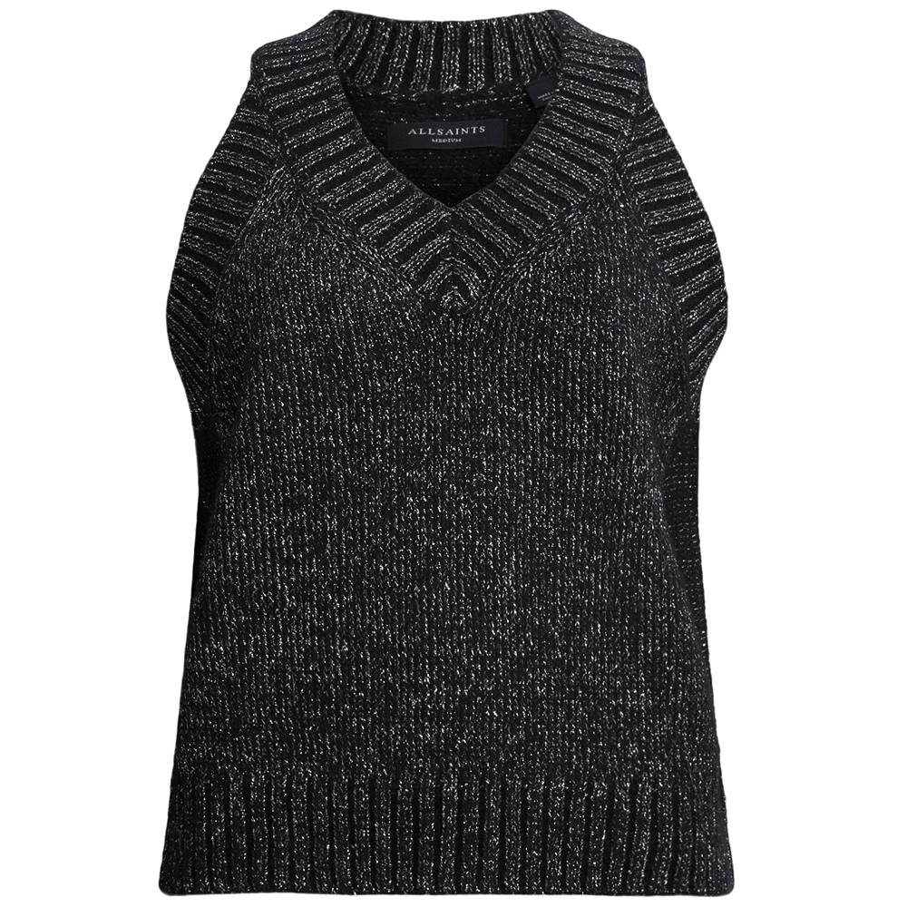 AllSaints Sabrina Metallic Relaxed Fit Tank Top